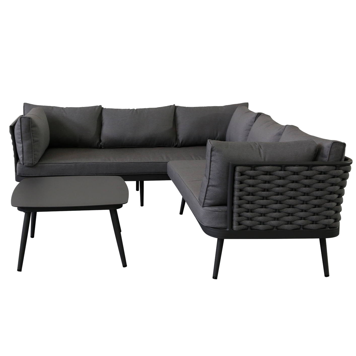 NAROŻNIK OGRODOWY ZE STOLIKIEM PIROS